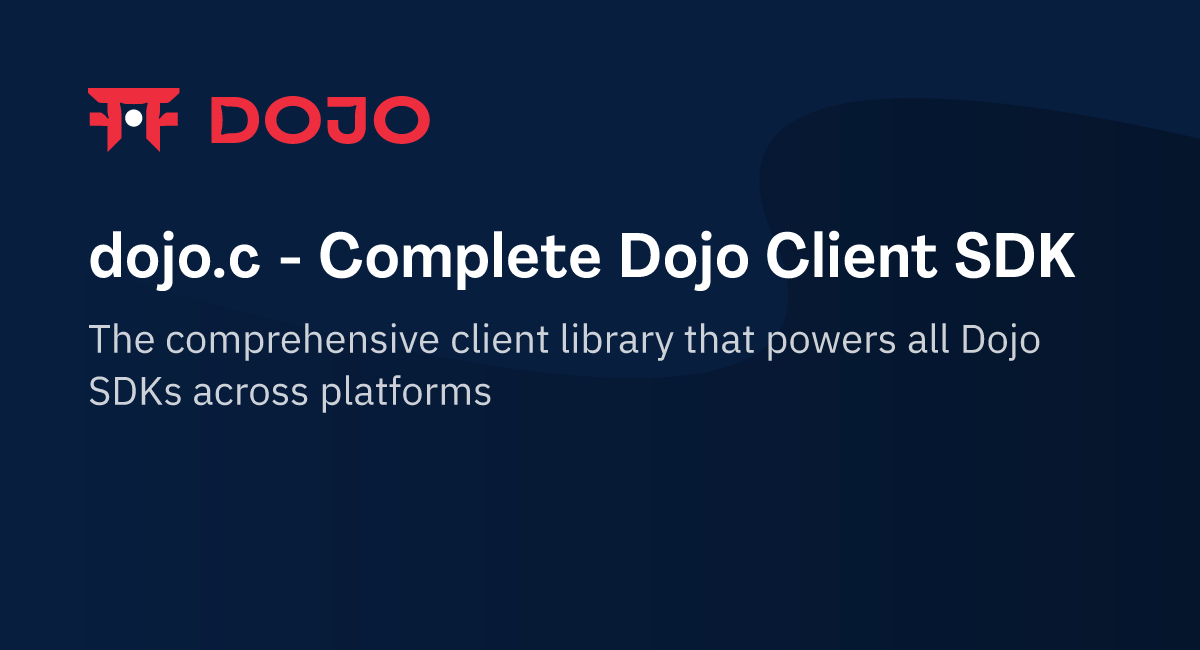 dojo.c - Complete Dojo Client SDK – Dojo Documentation